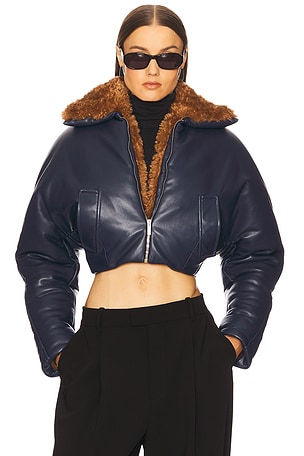 Cropped Aviator Jacket Atlein