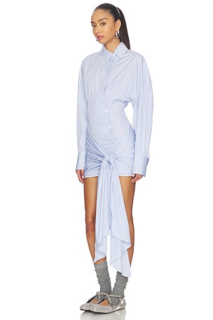 THE ATTICO ROBE en Baby Bleu