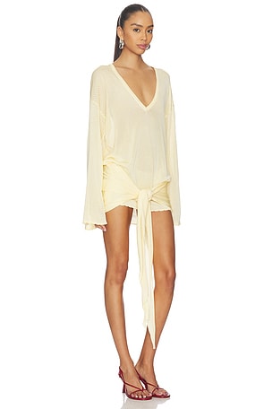THE ATTICO ROBE en Jaune