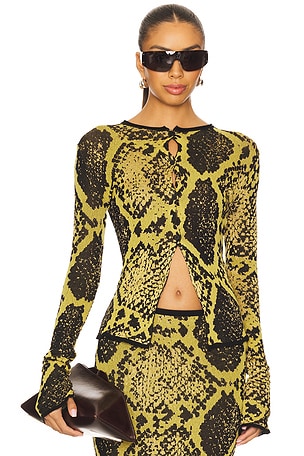 Python Cardigan THE ATTICO