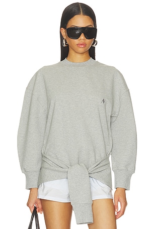 Fleece Tie Sweatshirt THE ATTICO