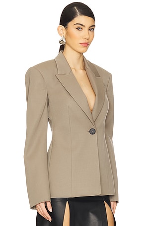 THE ATTICO Blazer in Taupe