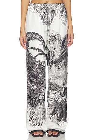 Feather Print Pant THE ATTICO