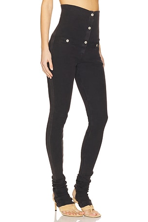 THE ATTICO Long Pant in Charcoal