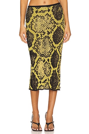 Python Midi Skirt THE ATTICO