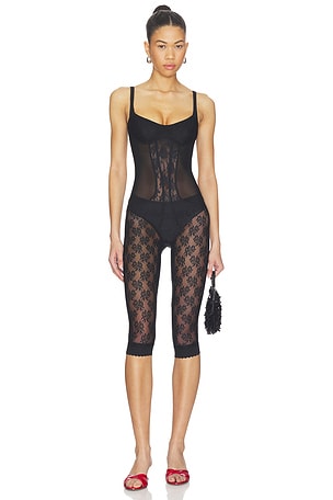 Lace Overall Catsuit THE ATTICO