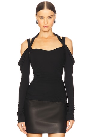Cold Shoulder Top THE ATTICO
