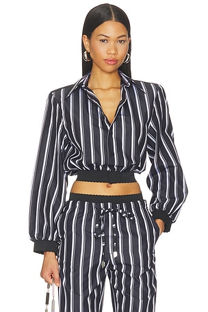Striped Poplin Shirt THE ATTICO