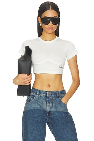 Logo Crop Tee THE ATTICO