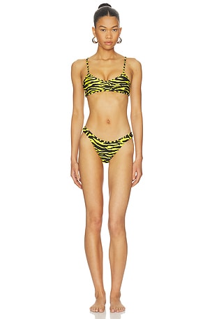 Zebra Bikini Set THE ATTICO