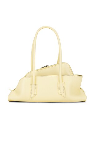 THE ATTICO La Passeggiata Small Top Handle Bag in Yellow