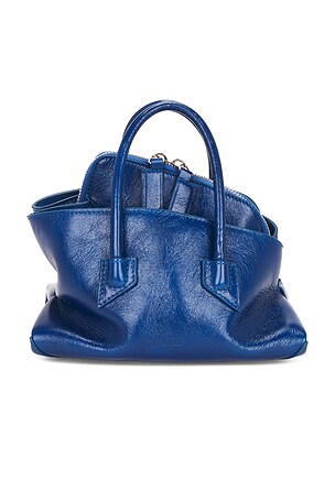 THE ATTICO La Passeggiata Mini Top Handle Bag in Blue