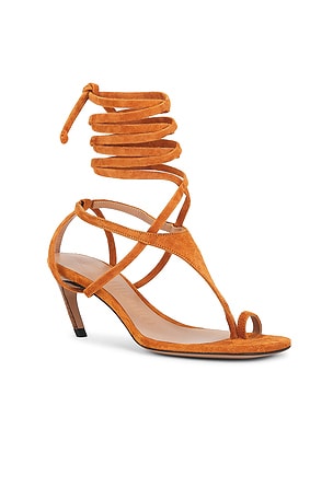 THE ATTICO Nova Sandal in Brown