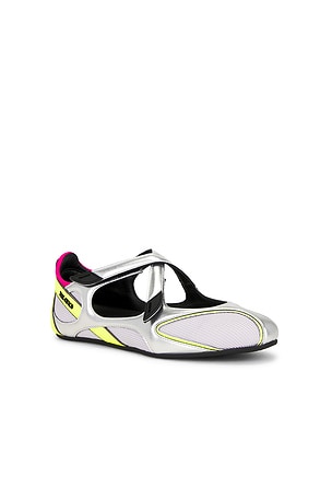 THE ATTICO PLAT FLOOR01 en Argent Métallisé