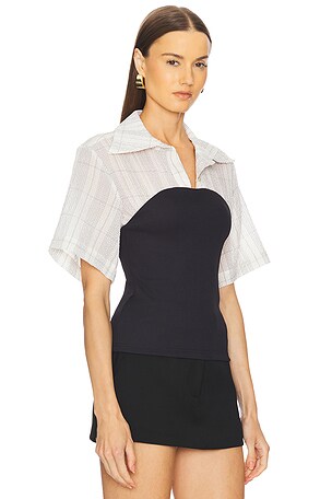 Anna Quan Wren Top in Black