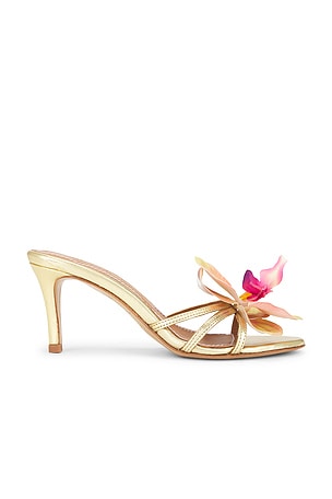 Alameda Turquesa Cecily Heel in Metallic Gold