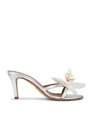 Alameda Turquesa Trudy Heel in Metallic Silver