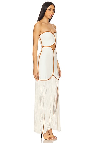 AZULU Joaquina Dress in Beige