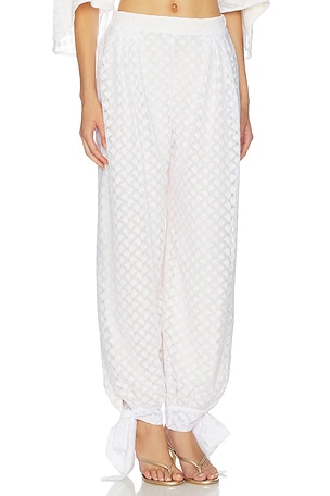 AZULU PANTALON ELIF en Ivoire
