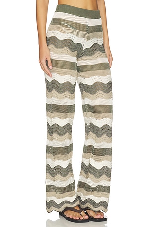 Azulu pantalón marteN/A en color verde oliva