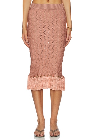 Lorenzo Midi Skirt AZULU