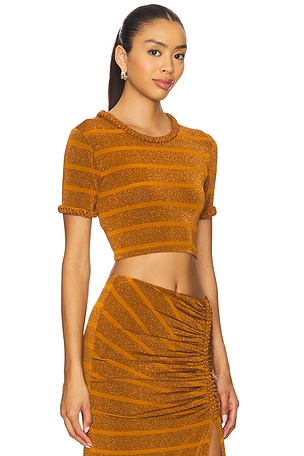 AZULU Susy Top in Cognac