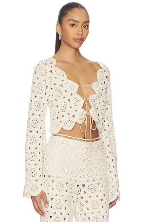 AZULU Nica Top in Neutral