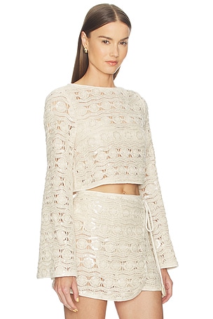 AZULU Nico Top in Beige