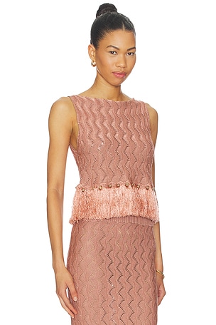 AZULU Lorenzo Top in Mauve. Size XXS. Also