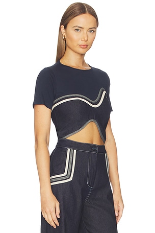 AZULU Ceci Top in Navy