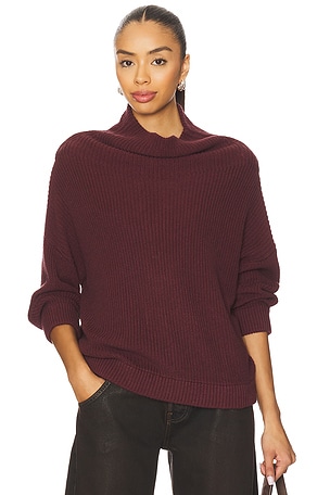 Half Cardigan Stitch Funnel Neck Autumn Cashmere