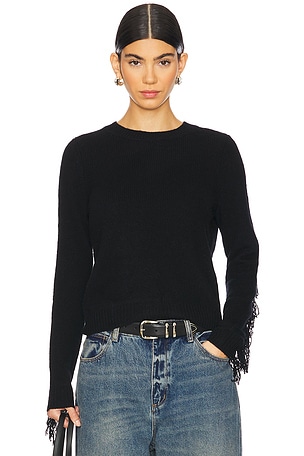 Fringed Crew Autumn Cashmere