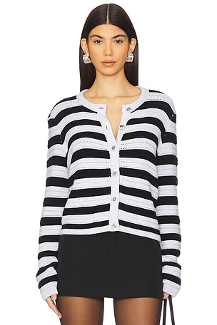 Textured Stripe Jacket Autumn Cashmere