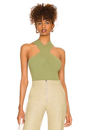 Crisscross Halter Top Autumn Cashmere