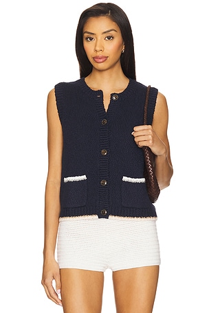 Button Front Vest Top Autumn Cashmere
