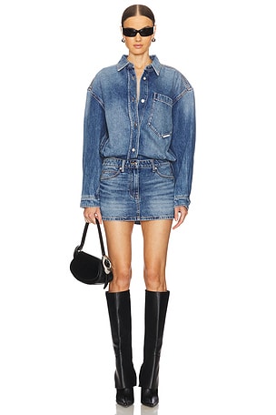 Long Sleeve Prestyle Mini Shirt Dress Alexander Wang