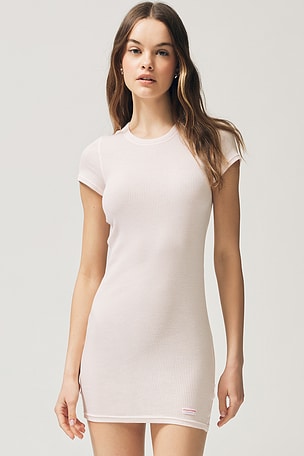 Short Sleeve Crewneck Dress Alexander Wang