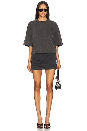 T-shirt Dress With Ruched Mini Skirt Alexander Wang