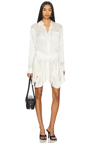 Cut Off Double Shirt Dress Alexander Wang