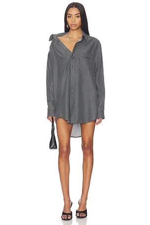 Shirt Dress With Pre-Styled Necklace Alexander Wang