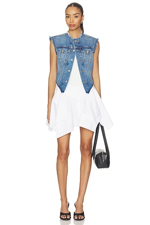 ROBE PRESTYLE COMBO WITH DENIM VEST Alexander Wang