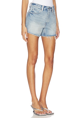 Alexander Wang Relaxed Short With Crystal Belt Loops in Blue