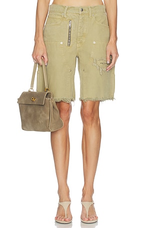Mid Rise Carpenter Short With Zip Alexander Wang