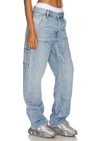 Alexander Wang Ez Slouch Carpenter Jean in Blue