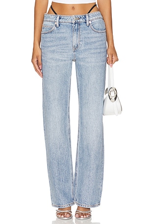 Mid Rise Relaxed Jean Prestyle Diamante Charm Alexander Wang