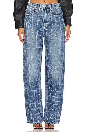 Balloon Jean Croc Rip Alexander Wang