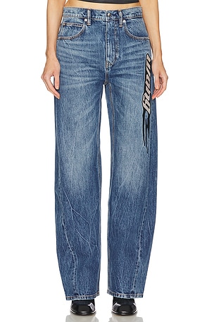 Balloon Jean Embroidered Logo Alexander Wang