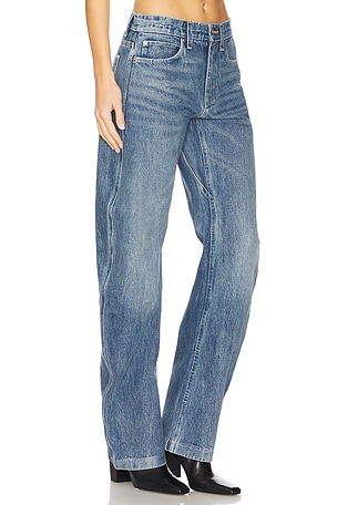 Alexander Wang Low Rise Bowed Gusset Jean in Blue
