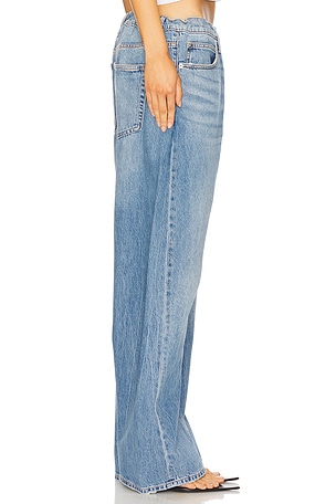 Alexander Wang 5 Pocket Track Pant in Blue