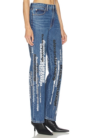 Alexander Wang Ez Jean in Blue. Size 30. Also